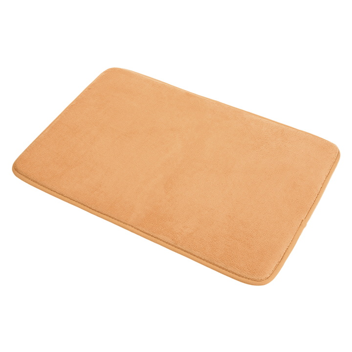 Non-Slip Bathroom Carpet Soft Coral Fleece Memory Foam Rug Mat Kitchen Toilet Floor Decor - MRSLM