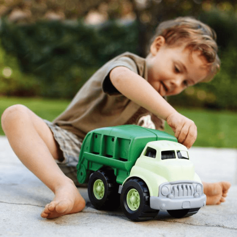 Sliding Recycling Truck Children'S Engineering Sanitation Garbage Truck Environmental Protection Material Resistant to Fall - MRSLM