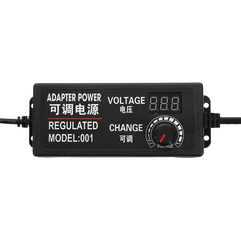 AU Plug 9-24V 3A 72W AC/DC Adapter Switching Power Supply Adjustable Power Adapter Display - MRSLM