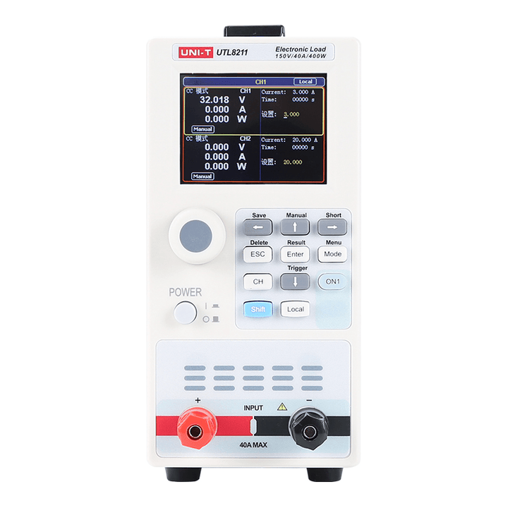 UNI-T UTL8211/UTL8212 High-Precision Compact DC Electronic Load Tester Single/Dual Channel 150V Power Supply Current Test - MRSLM