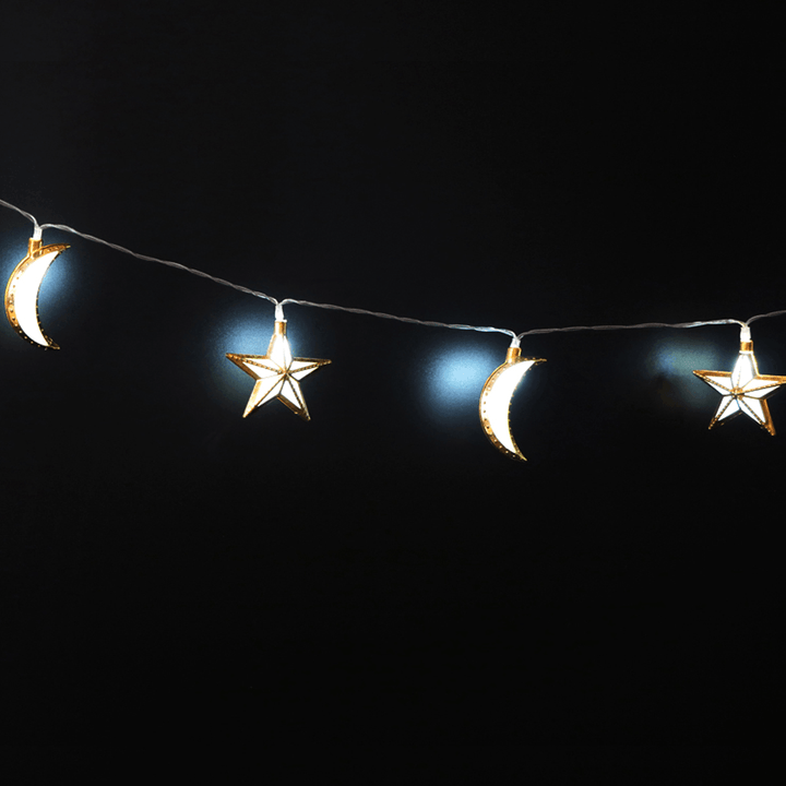 LED Sky Star Christmas Fairy String Lights Wedding Xmas Holiday Lamp Ramadan Decorations - MRSLM