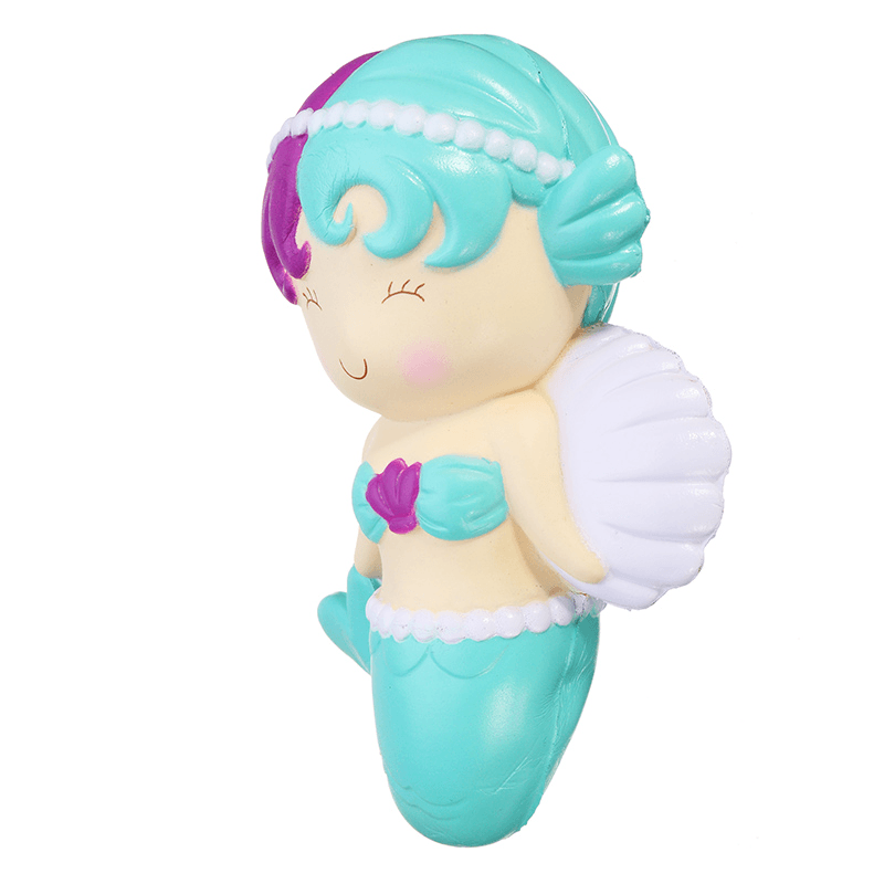 Oriker Squishy Angel Mermaid 16Cm Soft Sweet Slow Rising Original Packaging Collection Gift Decor - MRSLM