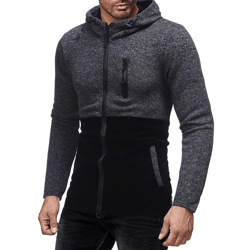 Casual Long-Sleeved Thick Knitted Men'S Sweater - MRSLM