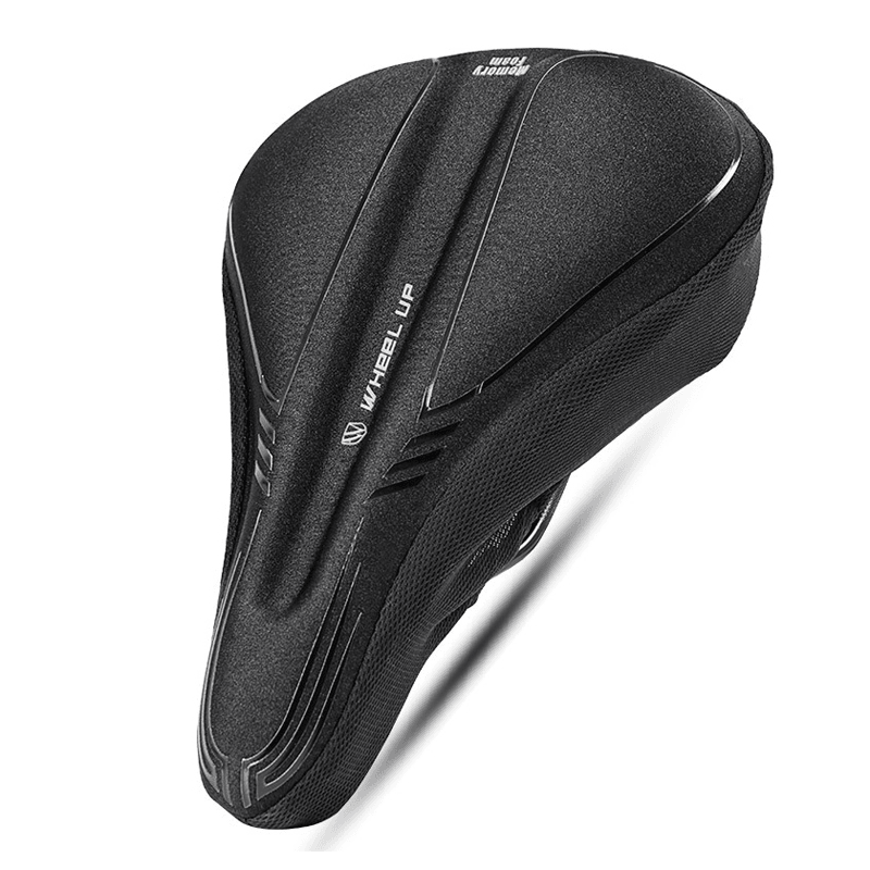 WHEEL up Memory Foam Cycling Bike Saddle Cover Breathable MTB Road Bicycle Cushion Seat Covers Pads - MRSLM