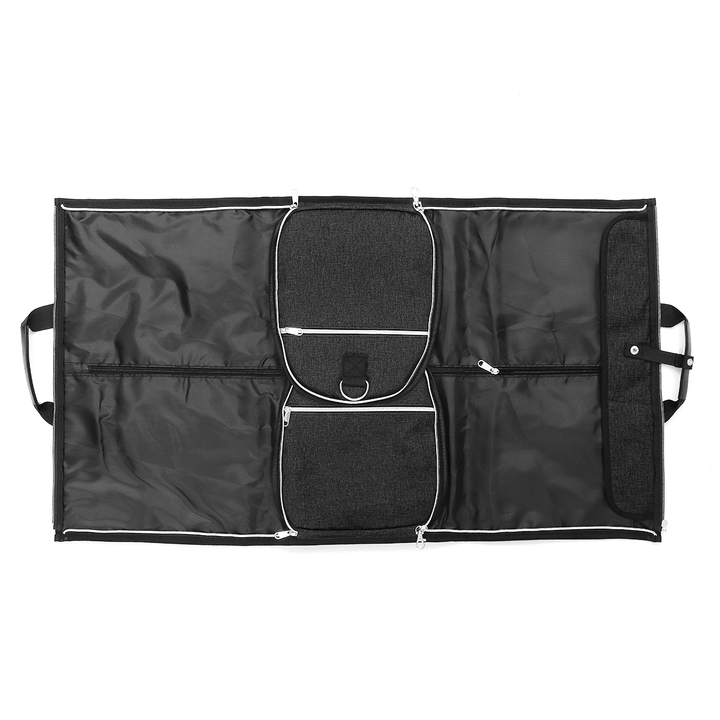 47L Outdoor Portable Travel Luggage Bag Suit Dress Garment Storage Handbag Sports Gym Bag - MRSLM