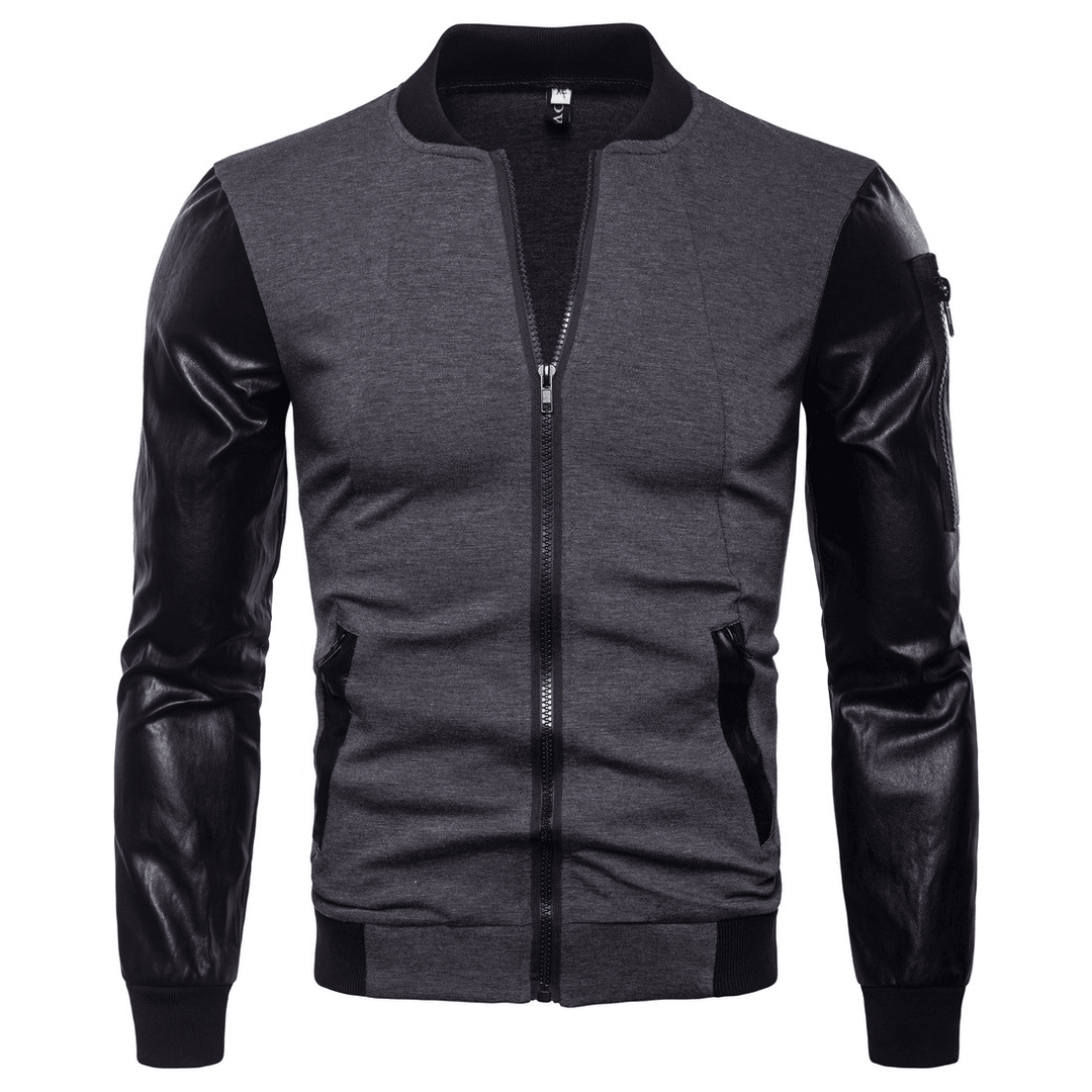 British Temperament Men Stand up Collar Jacket - MRSLM