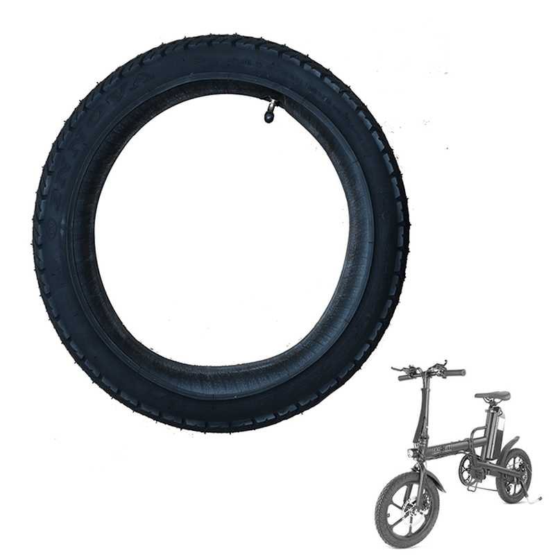 KENDA 16Inches Bike Tire + Inner Tube for CMSBIKE F16/ F16-PLUS Folding Electric Bicycle Outdoor Cycling Bicycle Electric Bicycle Tire - MRSLM