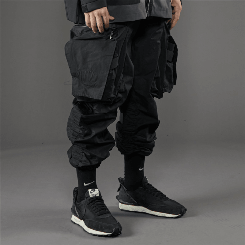 Casual Pants Men'S Fall Winter Functional Wind Loose Overalls - MRSLM