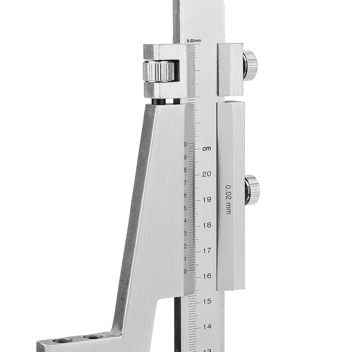 0-200Mm/0-300Mm/0-500Mm Range Steel Vernier Height Gauge with Stand Measure Ruler Tools High Accuracy Carbon Steel Tipped Scriber - MRSLM