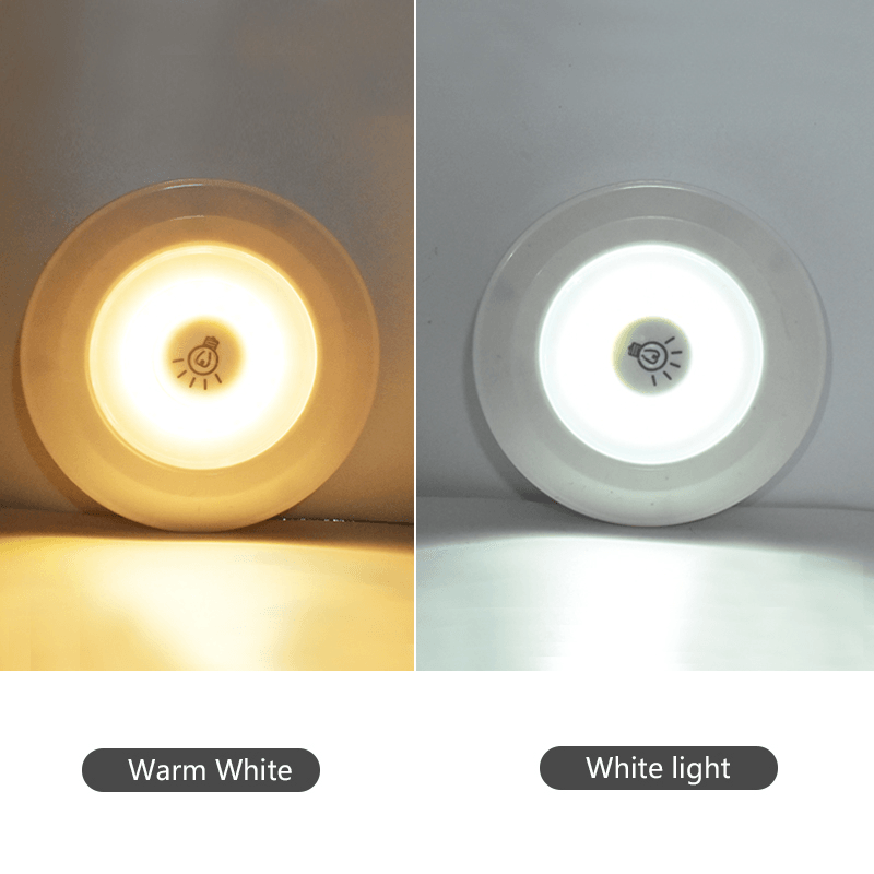 Super Bright COB under Cabinet Light LED Wireless Remote Control Dimmable Wardrobe Night Lamp Home Bedroom Closet Kitchen - MRSLM