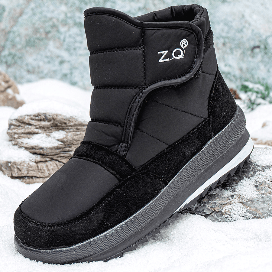 Men Soft Comfy Non Slip Wear Resistant Winter Thicken Warm Snow Boots - MRSLM