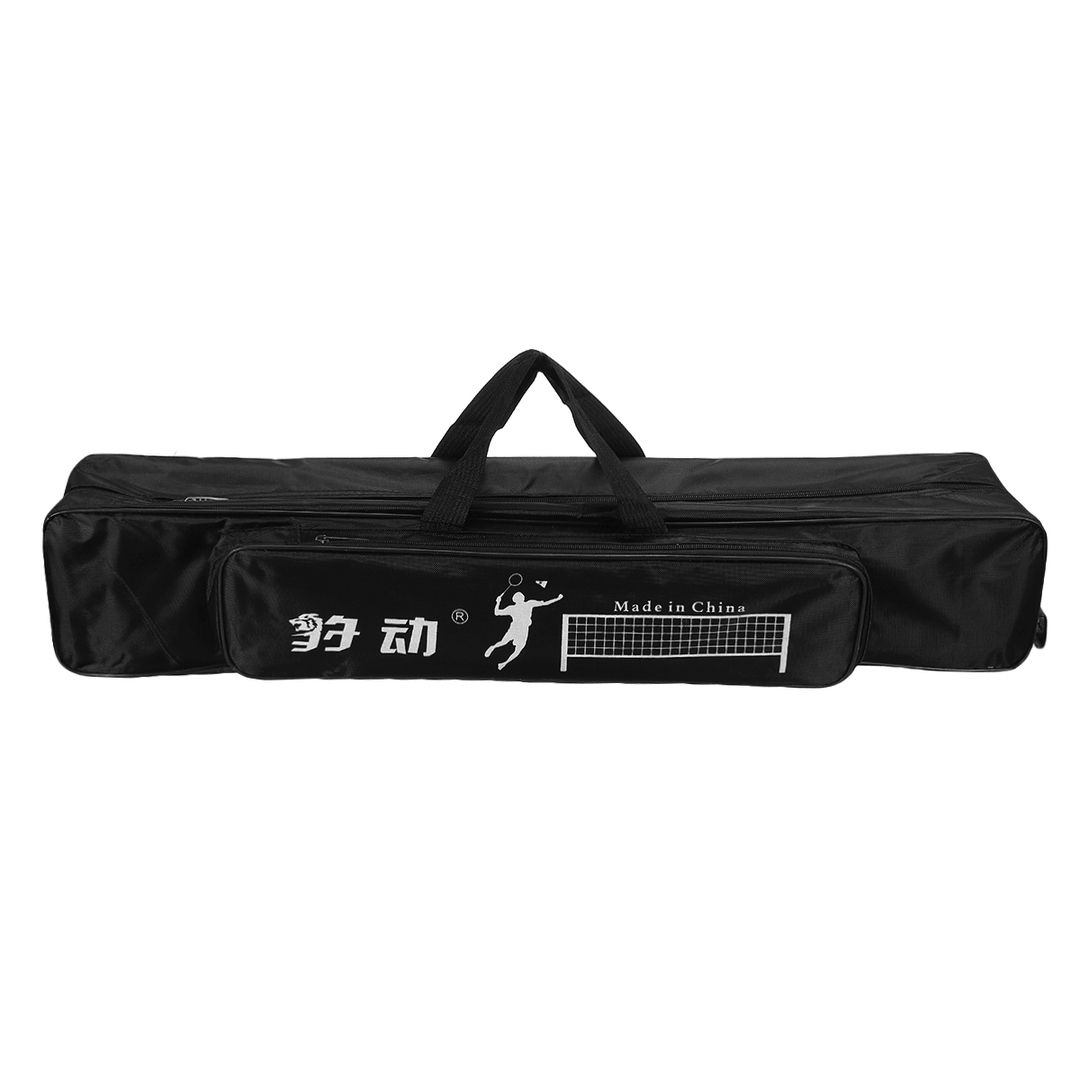 510X72-155Cm Adjustable Badminton Net Folding Volleyball Tennis Badminton Net Frame Bracket Support Sports Accessories with Storage Bag - MRSLM