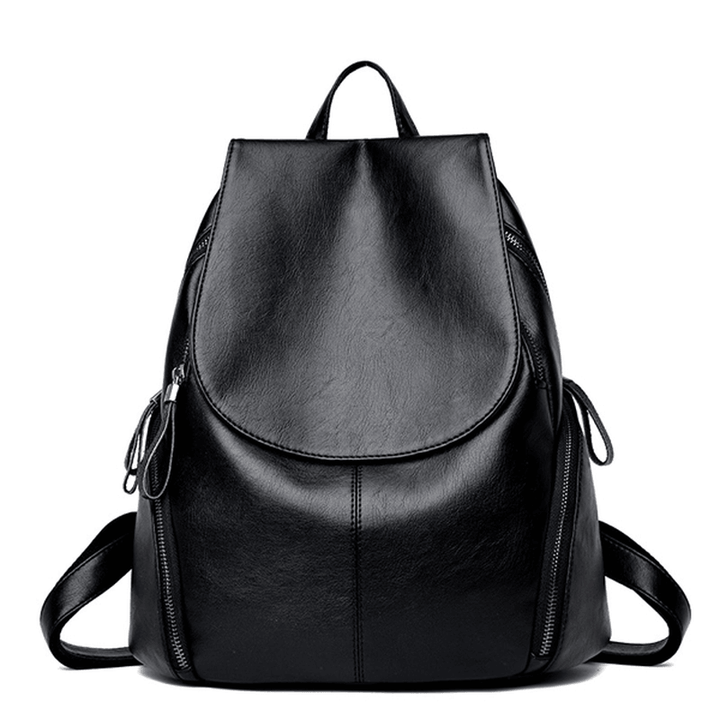 Women PU High-Capacity Short-Haul Travel Bag Portable Backpa - MRSLM