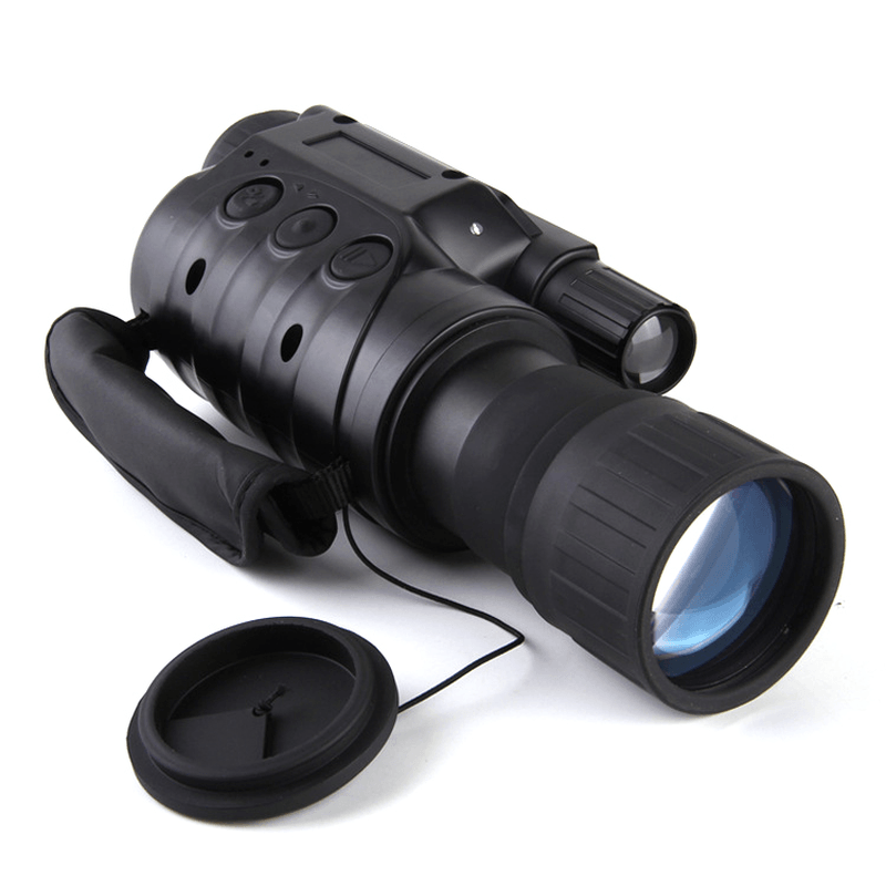 Ipree 6X50 Outdoor Digital Night Vision Telescope Infrared Ray HD Clear Vision Monocular Device Optic Lens Eyepiece Photography Recording with Video Output for Camping Hiking Travel Hunting - MRSLM