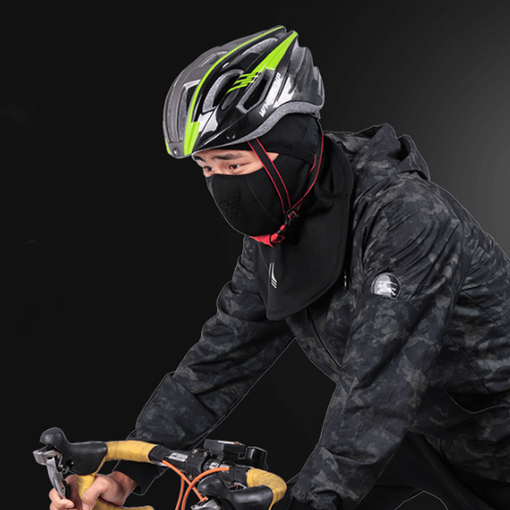 WHEEL up Full Face Scarf Cycling Neck Head Balaclava Windproof Waterproof Face Mask Head Cap Outdoor Sports Ski - MRSLM