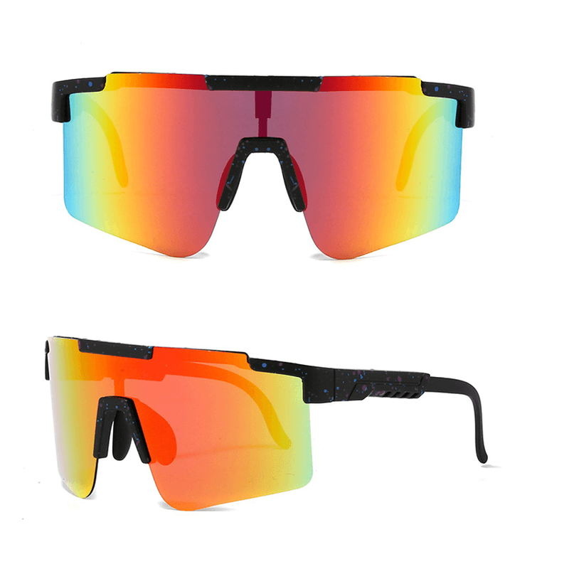 Outdoor Sports Cycling Sunglasses Goggles Big Frame Windproof Mirror - MRSLM