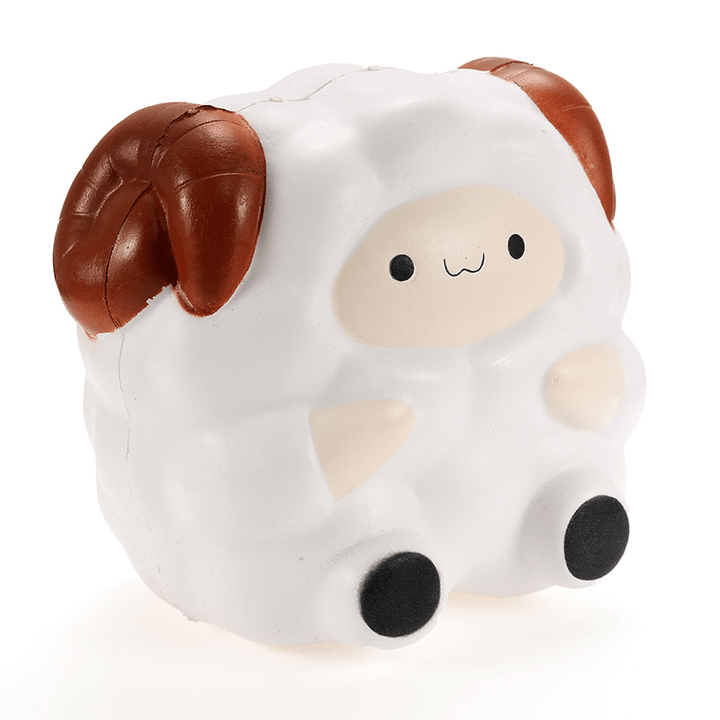Squishy Jumbo Sheep 13Cm Slow Rising with Packaging Collection Gift Decor Soft Squeeze Toy - MRSLM
