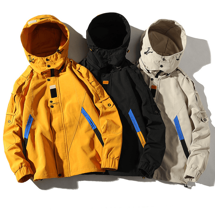 Removable Hooded Jacket Workwear Men'S Jacket - MRSLM