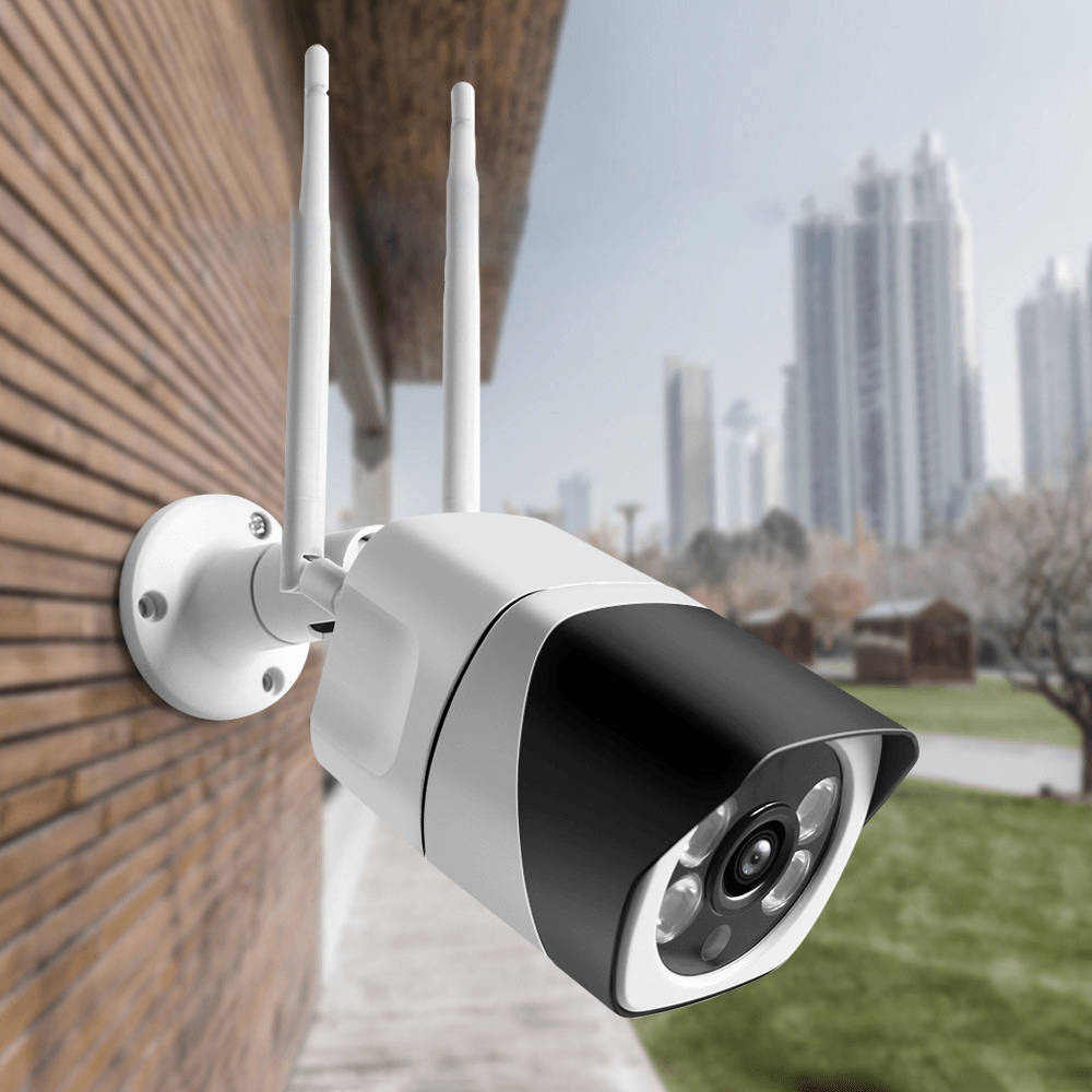 1080P HD Wireless Security Camera Outdoor Camera Dual Antenna Design IP66 Waterproof WIFI Home Camera with Two-Way Audio Motion Detecting IP Camera - MRSLM