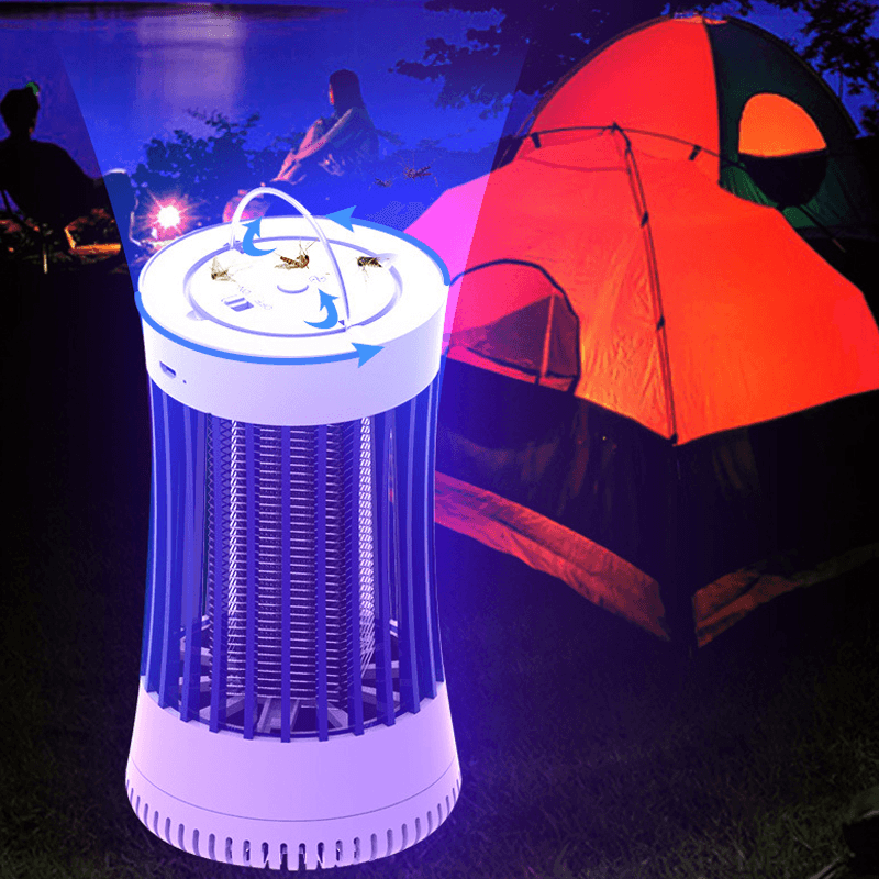 Electric Physical Mosquito Killer Lamp Outdoor/Indoor Fly Bug Insect Zapper Trap - MRSLM