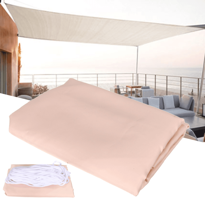 2.5X2.5M Top Sun Shade Sail Shelter Outdoor Garden Patio Car Cover Awning Canopy - MRSLM