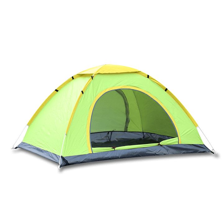Outdoor Double 2 Persons Camping Tent Automatic Single Layer Beach Sunshade Canopy - MRSLM