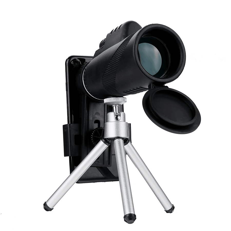 80X Phone Telescope Set Adult HD Monocular with Tripod + Phone Adapter for Travel Bird Watching Camping Travel - MRSLM