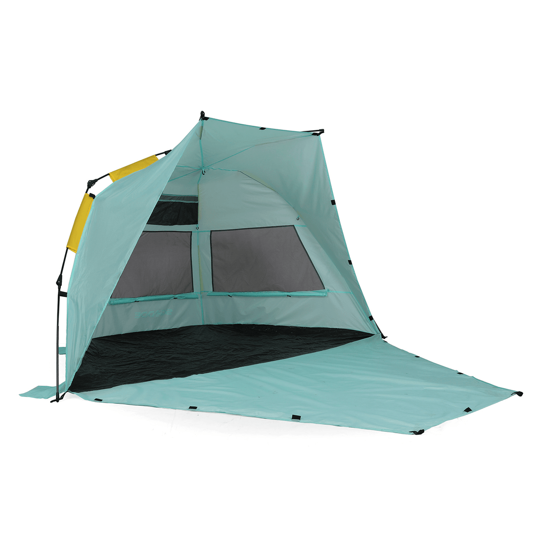 3-4 People 210T Camping Tent Waterproof and UP50+ UV Resistant Outdoor Camping Beach Tent - MRSLM