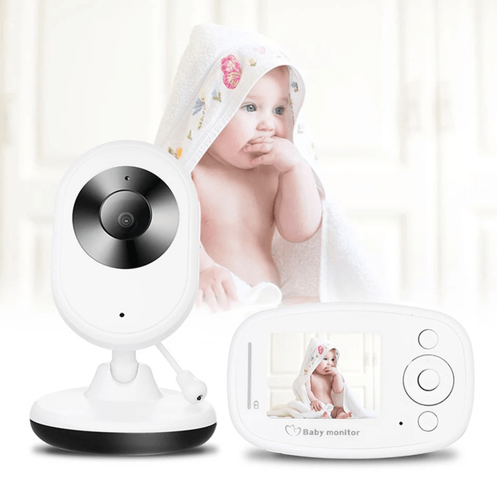 SP820 2.4 Inch Wireless Baby Monitor Security Camera Two-Way Audio IR Night Vision Camera with Temperature Monitoring - MRSLM