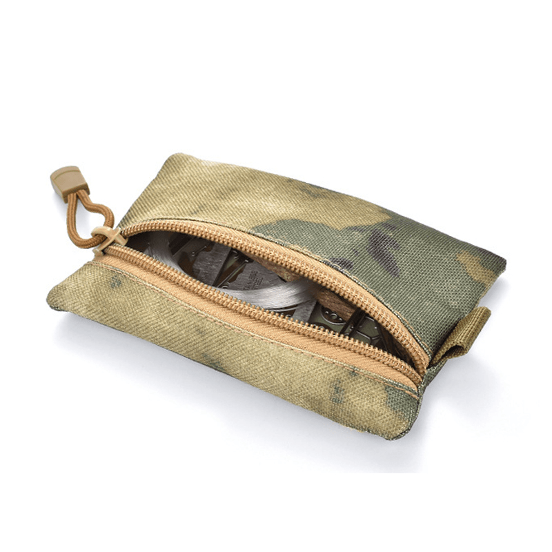 ZANLURE Men Tactical Molle Pouch Camping Portable Storage Bags Belt Waist Pack Bag Small Pocket Running Waist Bag - MRSLM