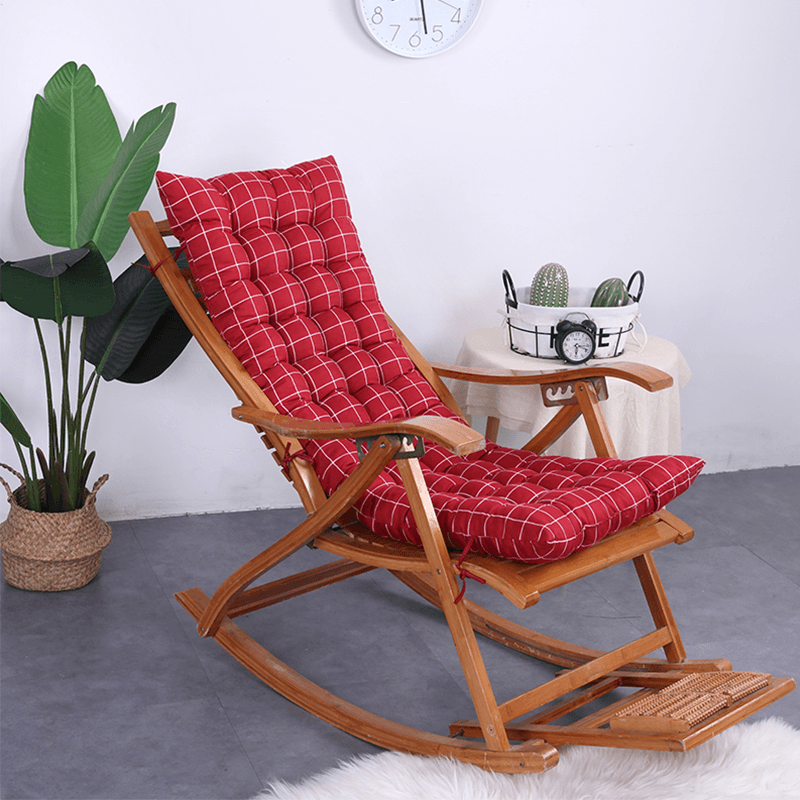 61/47 Inch Rocking Chair Cushions Indoor Lounger Cushion Thick Large Soft Chair Sofa Pad Perfect for Indoor Outdoor Recliner Home Textile - MRSLM