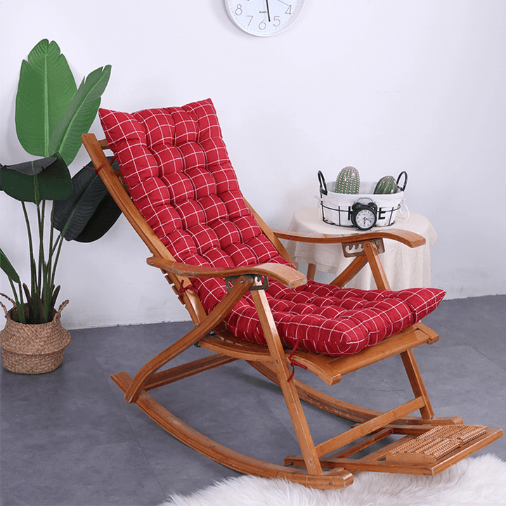 61/47 Inch Rocking Chair Cushions Indoor Lounger Cushion Thick Large Soft Chair Sofa Pad Perfect for Indoor Outdoor Recliner Home Textile - MRSLM