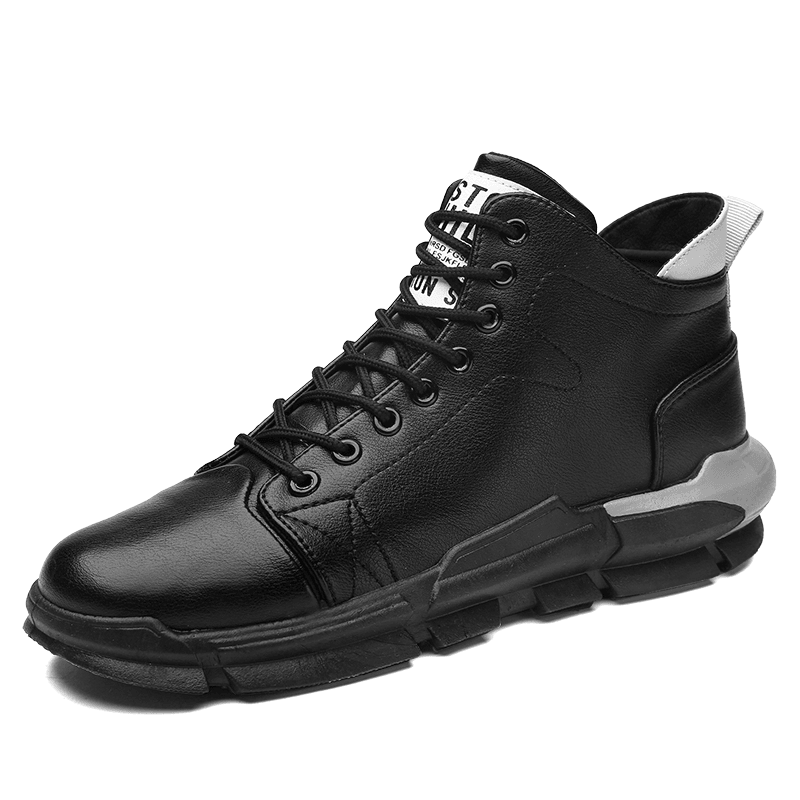 Men Platform High Top Comfy Wearable Casual Sneakers - MRSLM
