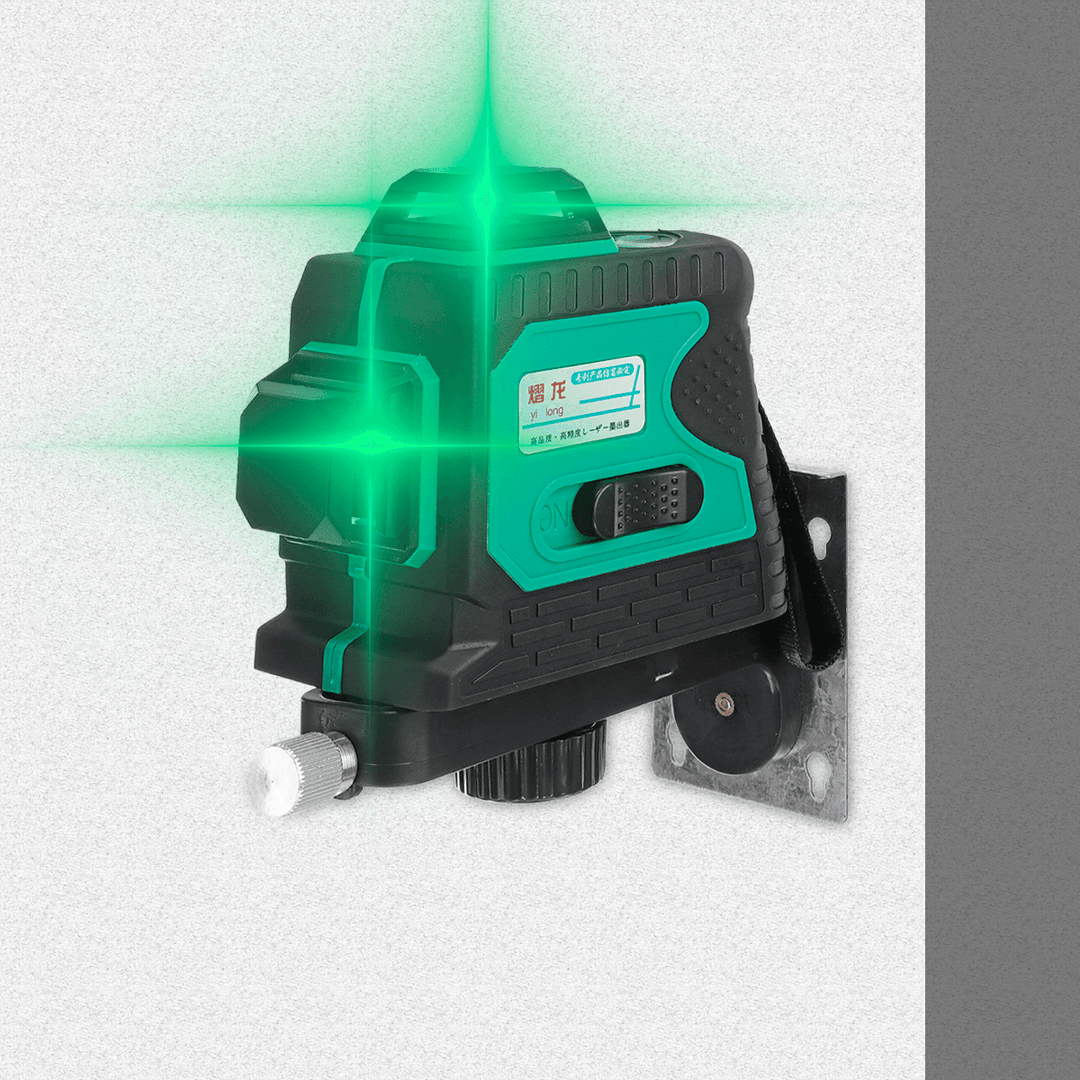 3D Green Auto Laser Level 12 Lines 360° Horizontal & Vertical Cross Build Tool Measuring Tools - MRSLM
