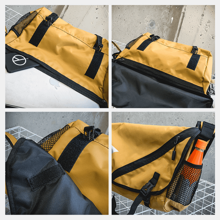 Men Large Capacity Shoulder Bag Chest Bag Crossbody Bag - MRSLM