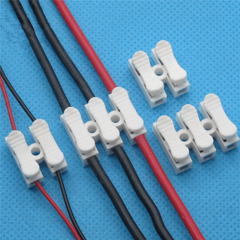 Excellway® CH3 Quick Wire Connector Terminal Block Spring Connector LED Strip Light Wire Connector - MRSLM