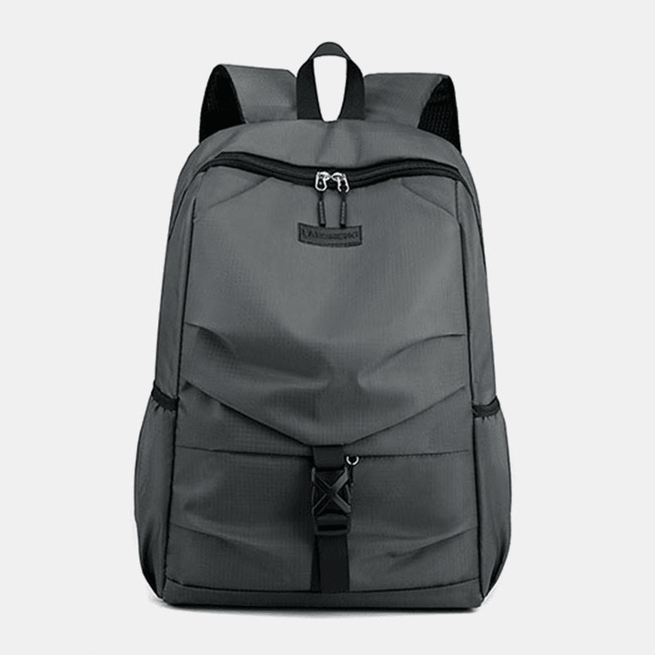 Men Tear Resistance Breathable Waterproof Backpack Large Capacity 15.6 Inch Laptop Bag Shoulder Bag - MRSLM