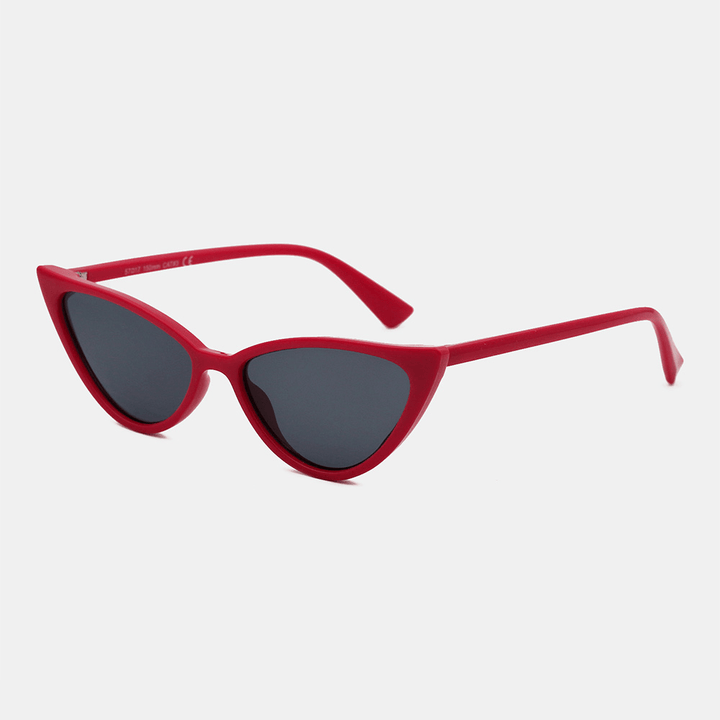 Women Full-Frame Resin Cat Eye Outdoor Travel Driving Cycling Fishing Running UV Protection Sunglasses - MRSLM