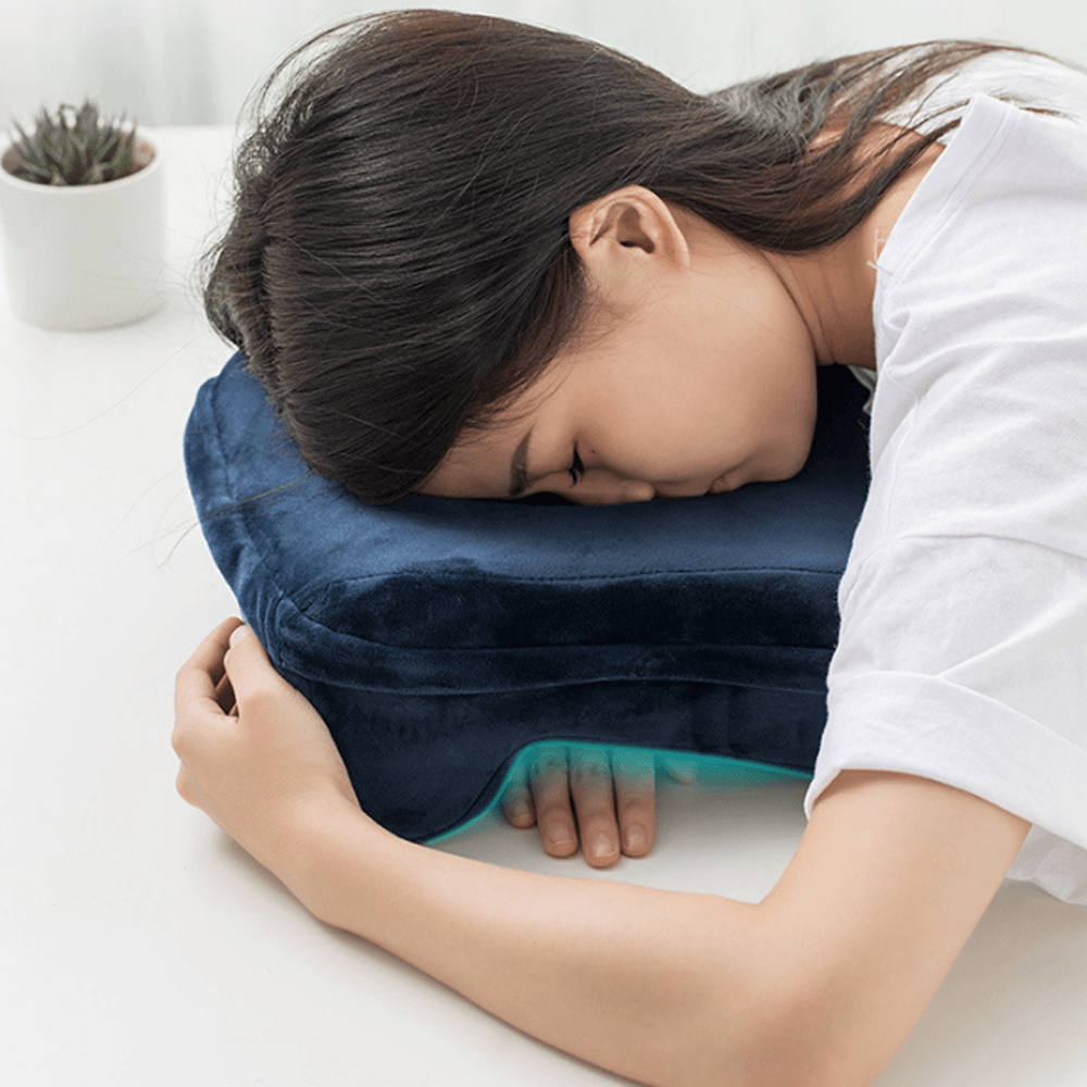 [From ] Jordan&Judy Arm Pillow Slow Rebound Memory Foam Sleeping Pillow Neck Support Travel Pillow for Side Sleeping Office Airplane Rest - MRSLM