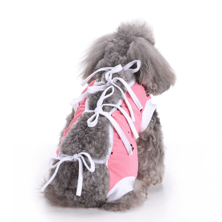 Pet Dog Clothes Vest Care Dog Jumpsuit for Postoperative Nursing Care Skin Protect - MRSLM
