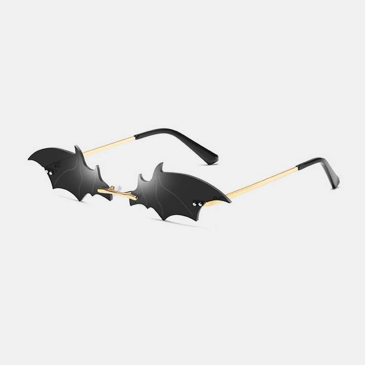 Unisex Personality Creative Bat Shape Fashion Trend UV Protection Sunglasses - MRSLM