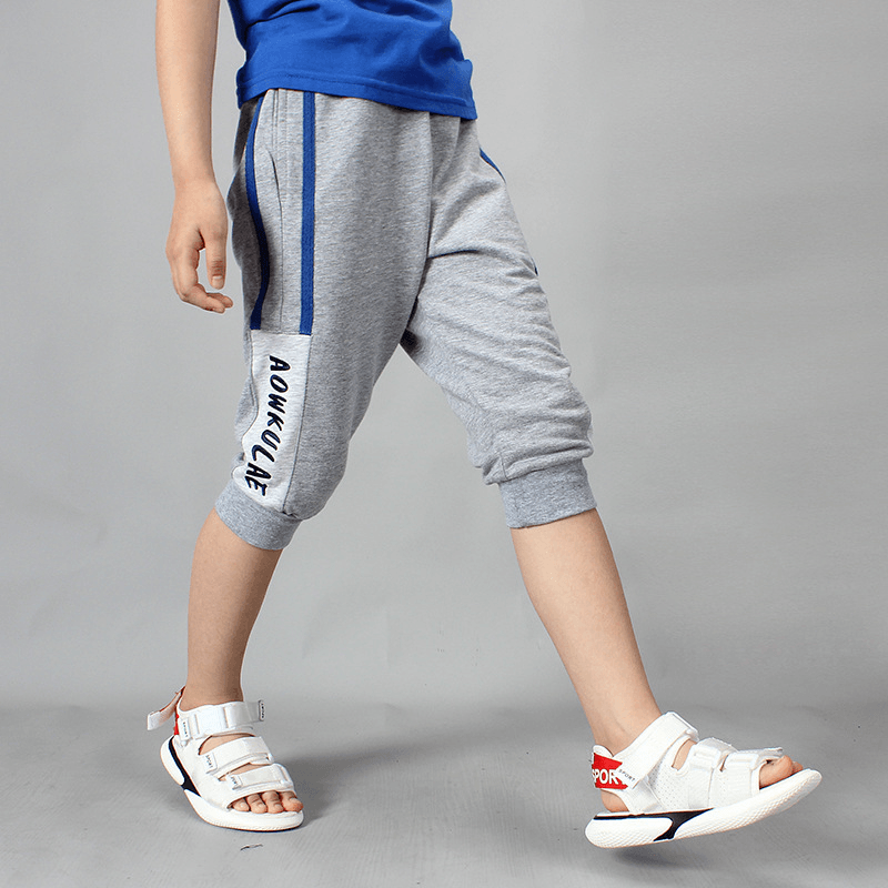 Pure Cotton Sports Fashion Children'S Casual Pants - MRSLM