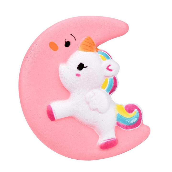 Cartoon Unicorn Moon Pegasus Squishy 11Cm Slow Rising Collection Gift Toy - MRSLM