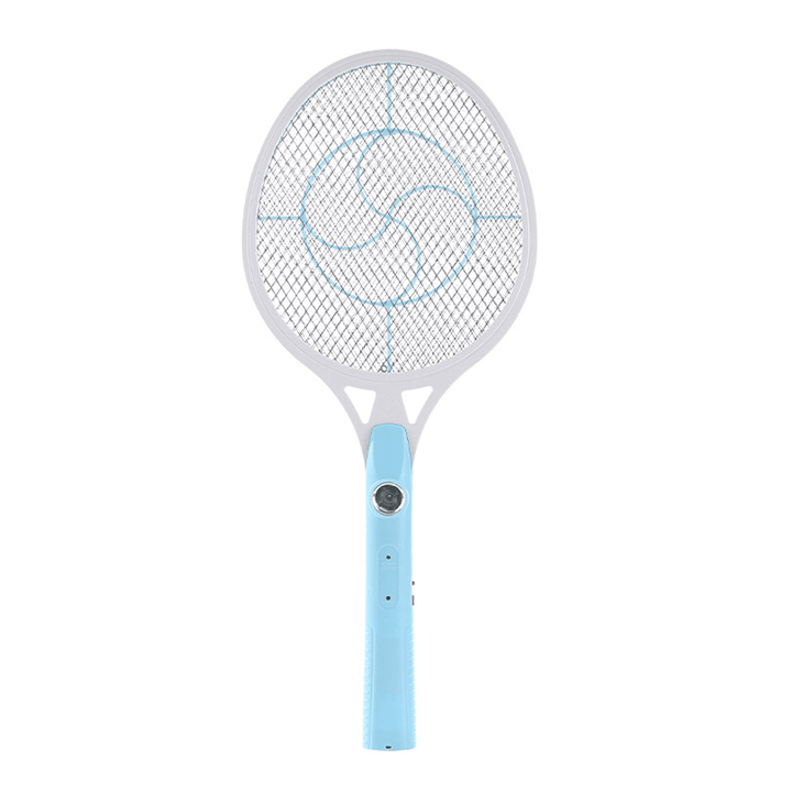 Rechargeable LED Electric Fly Swatter Mosquito Dispeller Home Camping Travel - MRSLM