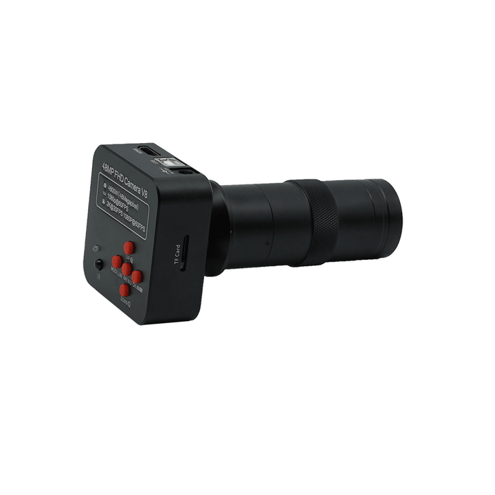 Industrial Digital 48MP 1080P HDMI Video Microscope Camera + 130X Adjustable Zoom C-Mount Lens for PCB Repair Soldering - MRSLM