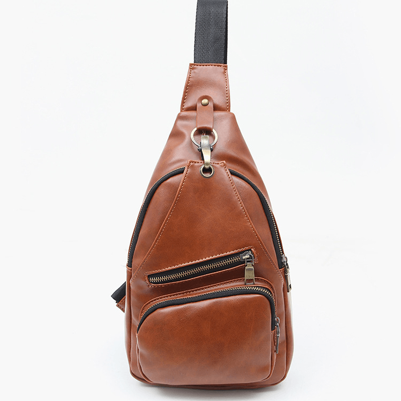 Vintage Chest Bag Outdoor Shoulder Daypack for Men - MRSLM