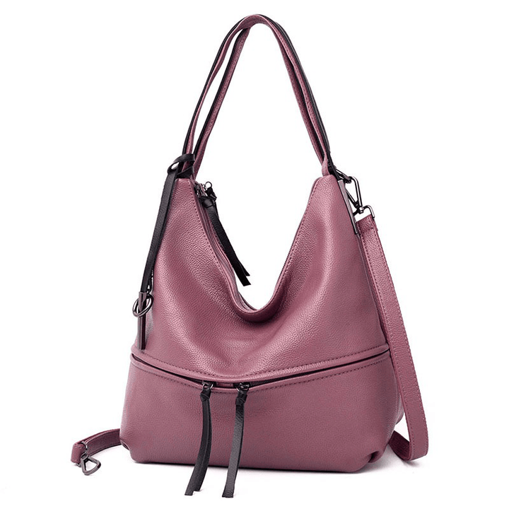 Women Fashion Elegant Faux Leather Designer Handbag Shoulder Bags - MRSLM