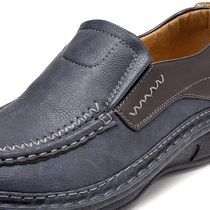 Men Slip-On Soft Sole Non Slip Wear Resistant Casual Shoes - MRSLM