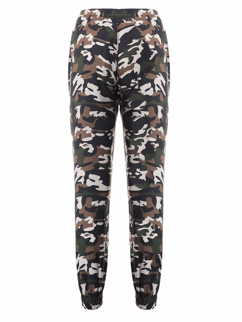 Casual Women Skinny Camouflage Pants - MRSLM