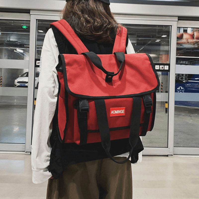Men Women Nylon Large Capaticy Sporty Travel Backpack Gym Bag - MRSLM